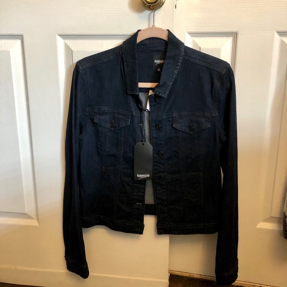 Kensie Dark Blue Denim Jacket